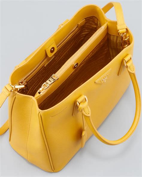 yellow green prada bag|Prada yellow handbag.